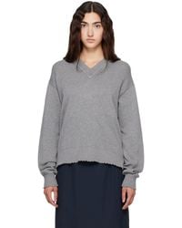 Helmut Lang - Ov Dist V Neck Sweater - Lyst