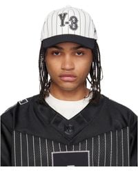 Y-3 - Off- Pinstripe Cap - Lyst