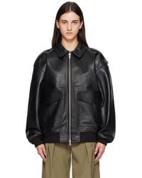 Frankie Shop - Viper Leather Jacket - Lyst