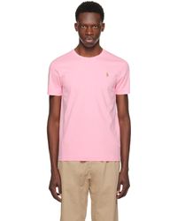 Polo Ralph Lauren - T-shirt rose à coupe classique - Lyst