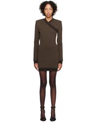Balmain - Mini Monogram Minidress - Lyst