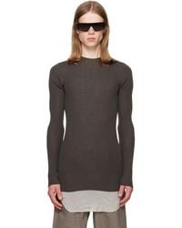 Rick Owens - Tower Ribbed Round Neck Sweater - Lyst