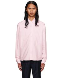 Ami Paris - Pink Spread Collar Shirt - Lyst