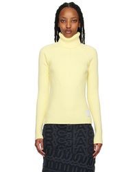 Marc Jacobs - Yellow 'the Ribbed' Turtleneck - Lyst