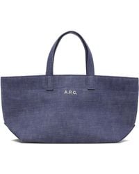 A.P.C. - 'Le Drummer' Toile Small Tote - Lyst