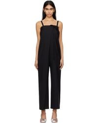 MM6 by Maison Martin Margiela - Tailoring Wool Canvas Trouser Jumpsuit - Lyst