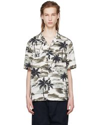 Moncler - Off- Printed Shirt - Lyst