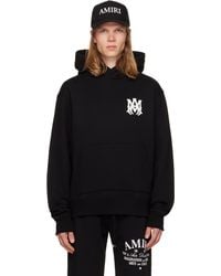 Amiri - ブラック Ma Core ロゴ フーディ - Lyst