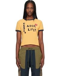 ANDERSSON BELL - 'Adsb' Flocking Baby Ringer T-Shirt - Lyst