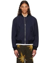 Dries Van Noten - Padded Bomber Jacket - Lyst