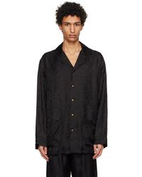 Versace - Black Barocco Pyjama Shirt - Lyst