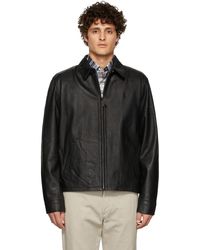 polo jacket black