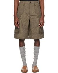 ANDERSSON BELL - Khaki Carpenter Cargo Shorts - Lyst