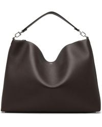TOTEME - Bevel Grained-Leather Tote - Lyst