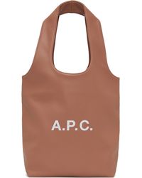 A.P.C. - ピンク スモール Ninon トートバッグ - Lyst