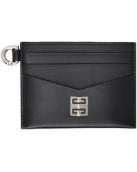 Givenchy - Porte-cartes noir à logo 4g - Lyst