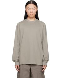 Rick Owens - Tower Short Crewneck Ls T-Shirt - Lyst