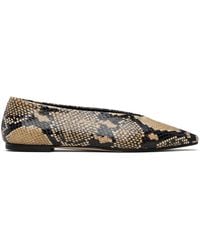 Aeyde - Betty Square-Toe Ballerina Flats - Lyst