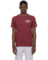 Lacoste - Burgundy Roland Garros Edition T-shirt - Lyst