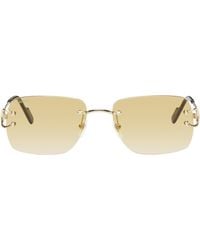 Cartier - 'Signature C De ' Sunglasses - Lyst