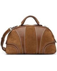 Dries Van Noten - Tan Suede Duffle Bag - Lyst