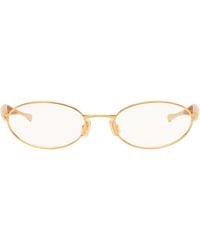 Bottega Veneta - Sardine Oval Glasses - Lyst