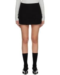 Khaite - Black 'the Mael' Miniskirt - Lyst