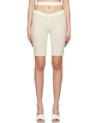 ANDREADAMO - Andreādamo Off- Floating Rib Shorts - Lyst