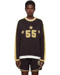 Bode - Medalist Appliqué Long Sleeve T-Shirt - Lyst