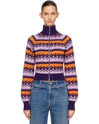 Rabanne - Vintage Jacquard Wool Sweater - Lyst