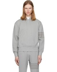 Thom Browne - Solid Loopback Overdyed 4-Bar Hoodie - Lyst