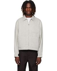 Lacoste - Short Textured Jacket - Lyst
