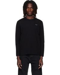 COMME DES GARÇONS PLAY - Heart Emblem Long Sleeve T-Shirt - Lyst