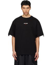 we11done - '1506' Logo Tape T-Shirt - Lyst