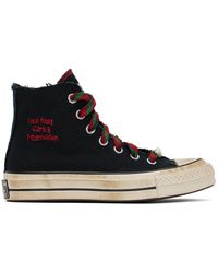 black converse rainbow sole