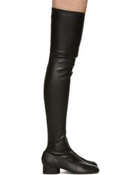 tabi knee high boots