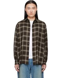 Ssstein - Check Oversized Ls Shirt - Lyst