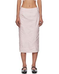 Cecilie Bahnsen - Allegra Midi Skirt - Lyst