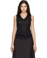 Lauren Manoogian - Fine High V Shell Top - Lyst