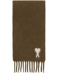 Ami Paris - Alpaca Ami De Coeur Scarf - Lyst