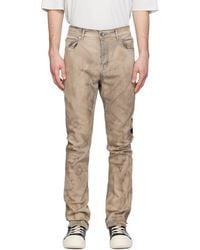 Rick Owens - グレー Temple Detroit Cut ジーンズ - Lyst