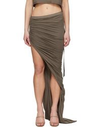 Rick Owens - Hollywood Soft Edfu Maxi Skirt - Lyst
