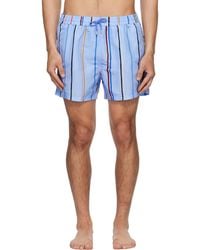 Paul Smith - 'Painted Stripe' Swim Shorts - Lyst