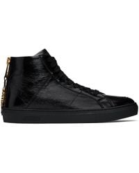 Moschino - Black High-top Sneakers - Lyst