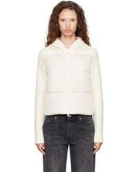 Canada Goose - Off- Hybridge Wide Quilt Knit Tonal Disc Down Jacket - Lyst