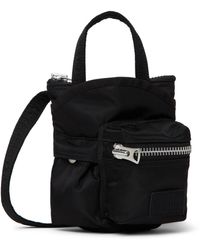 Sacai X Porter Pocket Medium Tote in Black for Men | Lyst