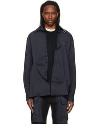 we11done - Knit Layered Shirt - Lyst
