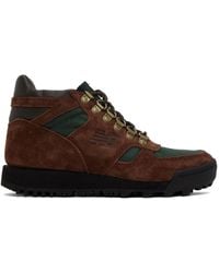 New Balance - Brown & Green Rainier Boots - Lyst