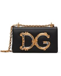 Dolce & Gabbana Dolcegabbana Dg Girl スマホショルダー - ブラック