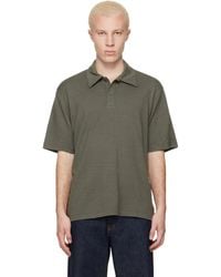 Lady White Co. - Taupe Summer Wool Polo - Lyst